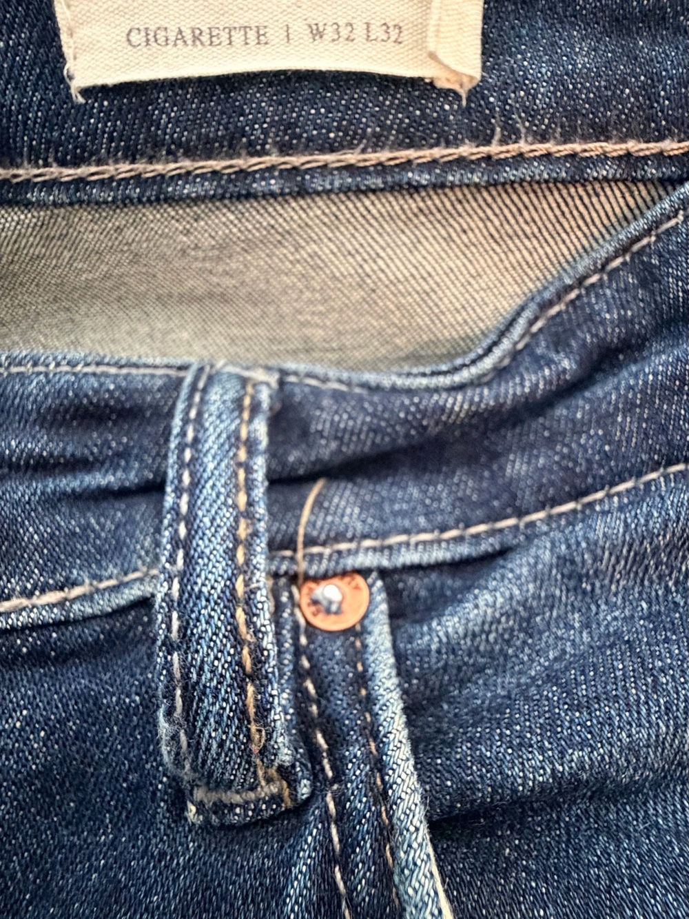 Men’s All Saints jeans Cigarette model 32 waist x 32 leg. Like New.